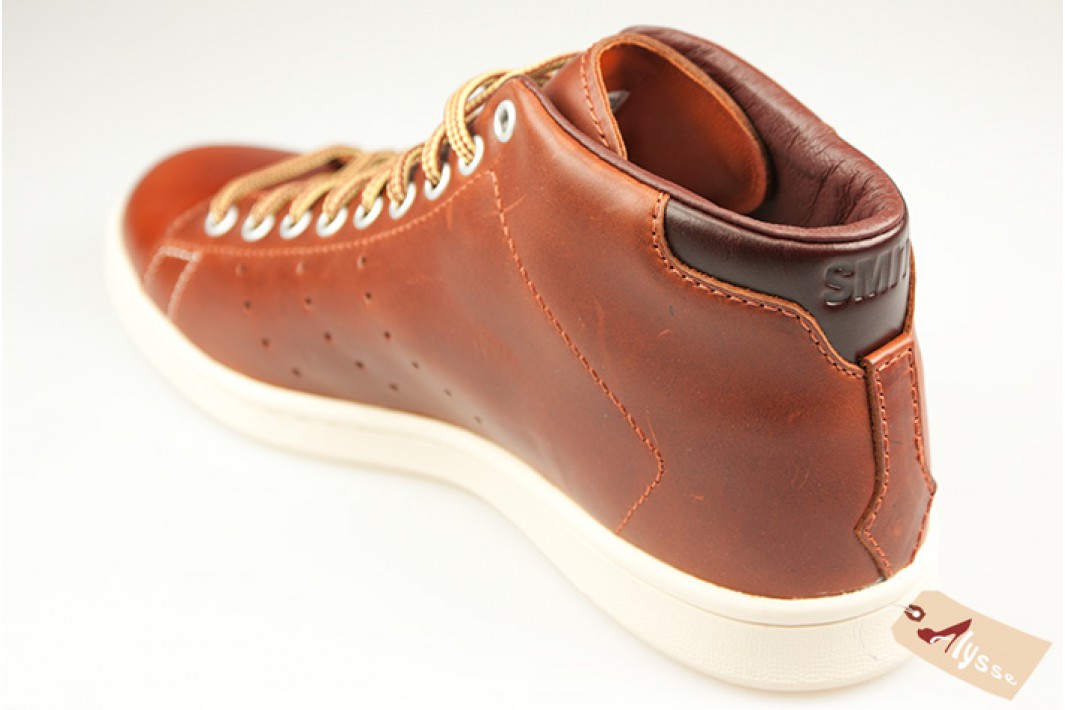 adidas marron cuir