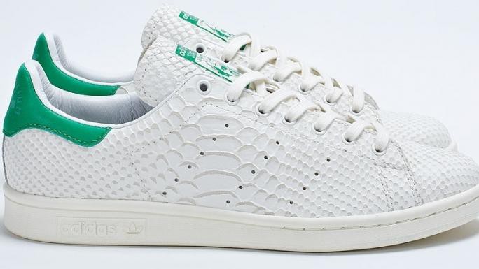 adidas blanche croco