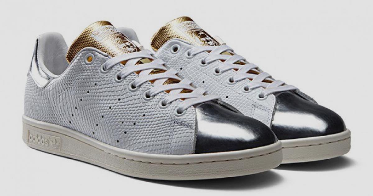 stan smith femme silver