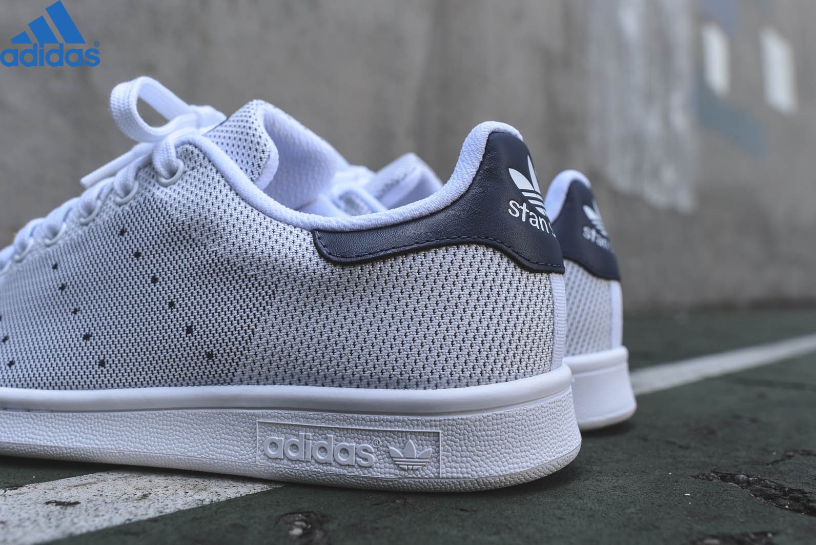 adidas stan smith toile blanche