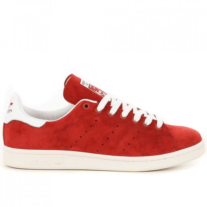 stan smith velour rouge
