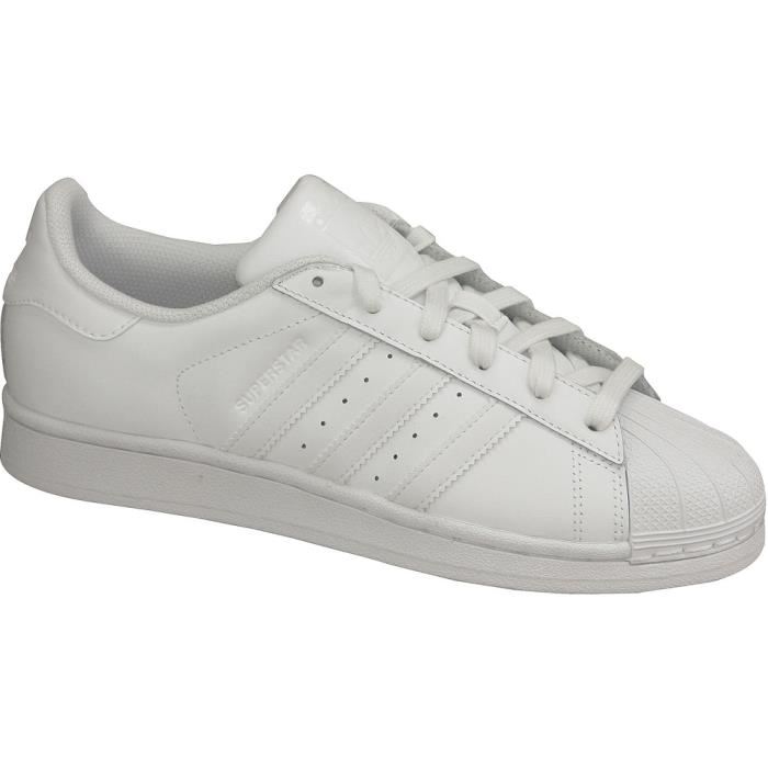 adidas super star blanche