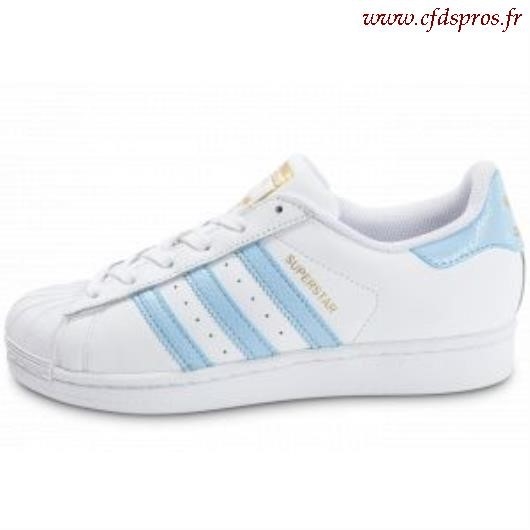 adidas superstar bleu blanche