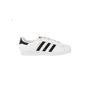 superstar blanche et noir brillant
