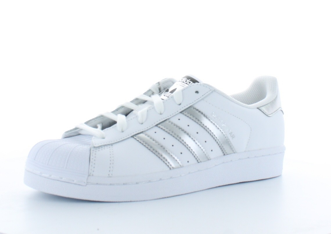 adidas superstar gris argenté