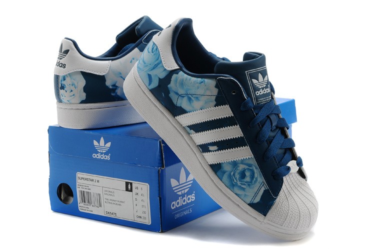 adidas superstar fleur bleu adidas superstar fleur bleu