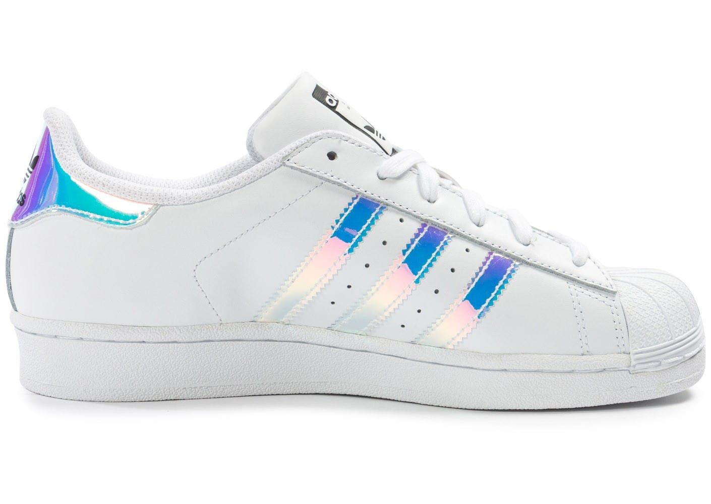 adidas superstar holographique blanche