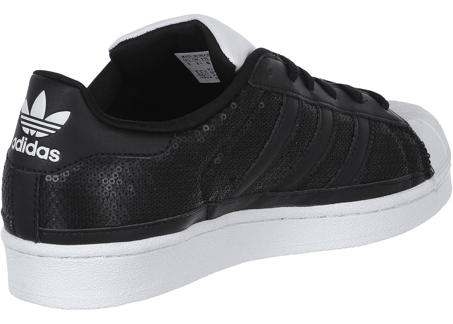 adidas superstar noire pailletée