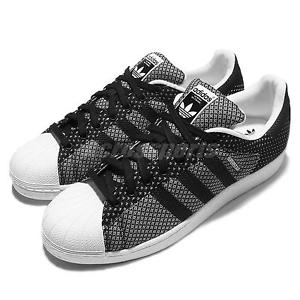 adidas superstar weave black and white