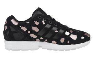 zx flux noir et or femme