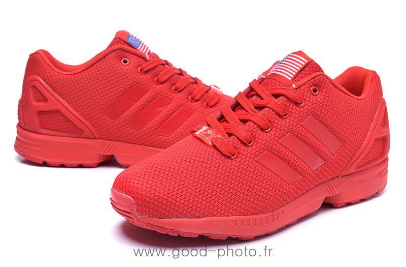 zx flux femme rouge