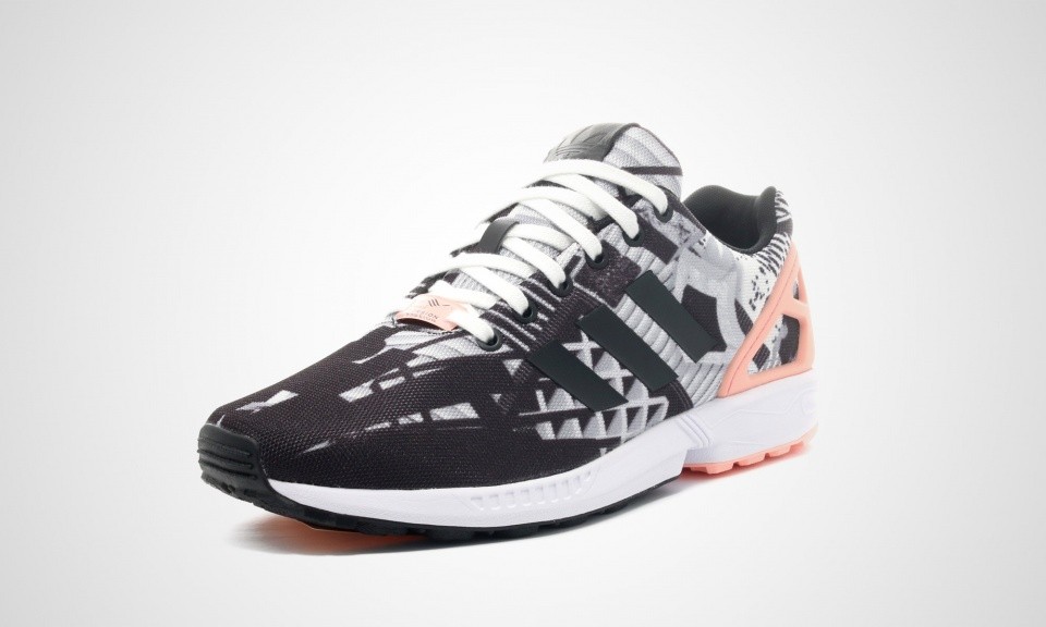 adidas zx flux femme multicolor print