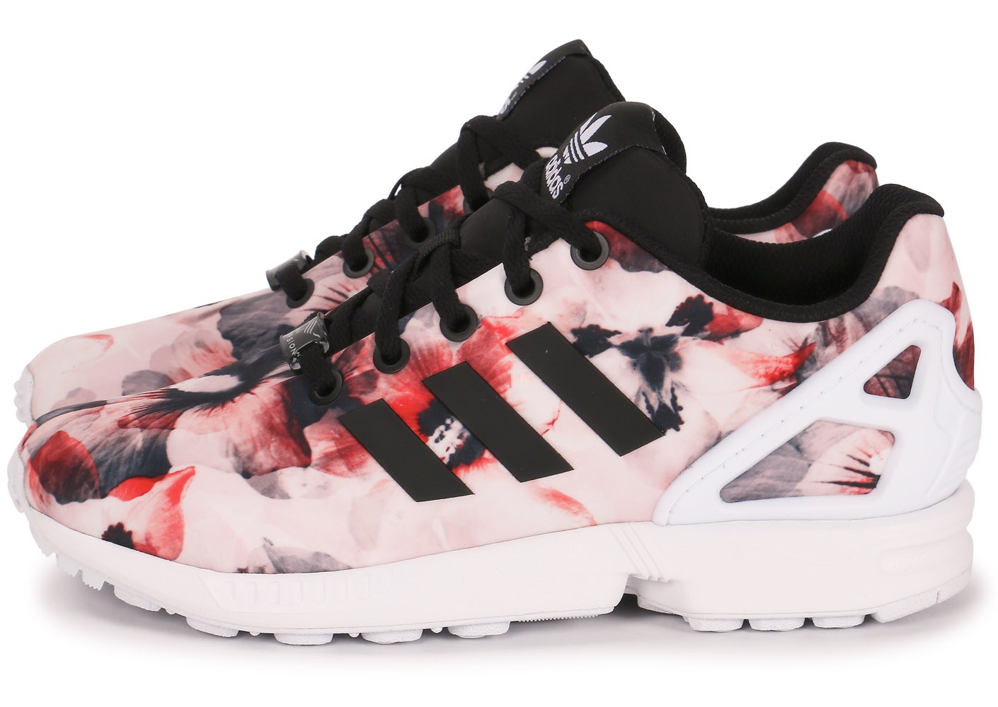 adidas zx flux femme multicolor print