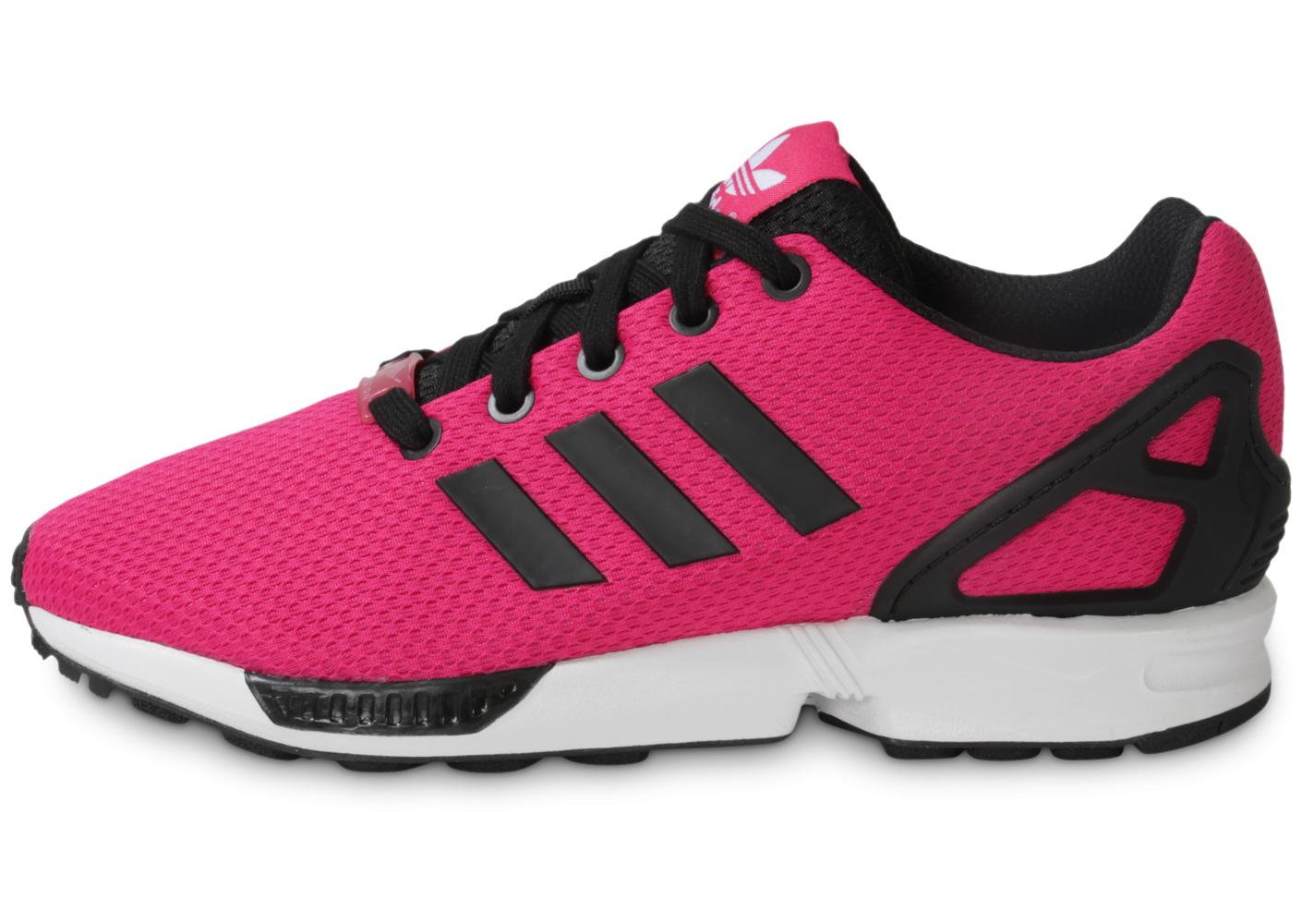 adidas zx flux rose blanche