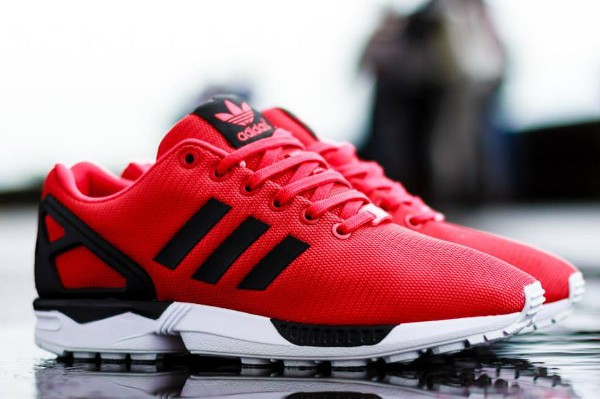 adidas zx flux rouge et noir pas cher