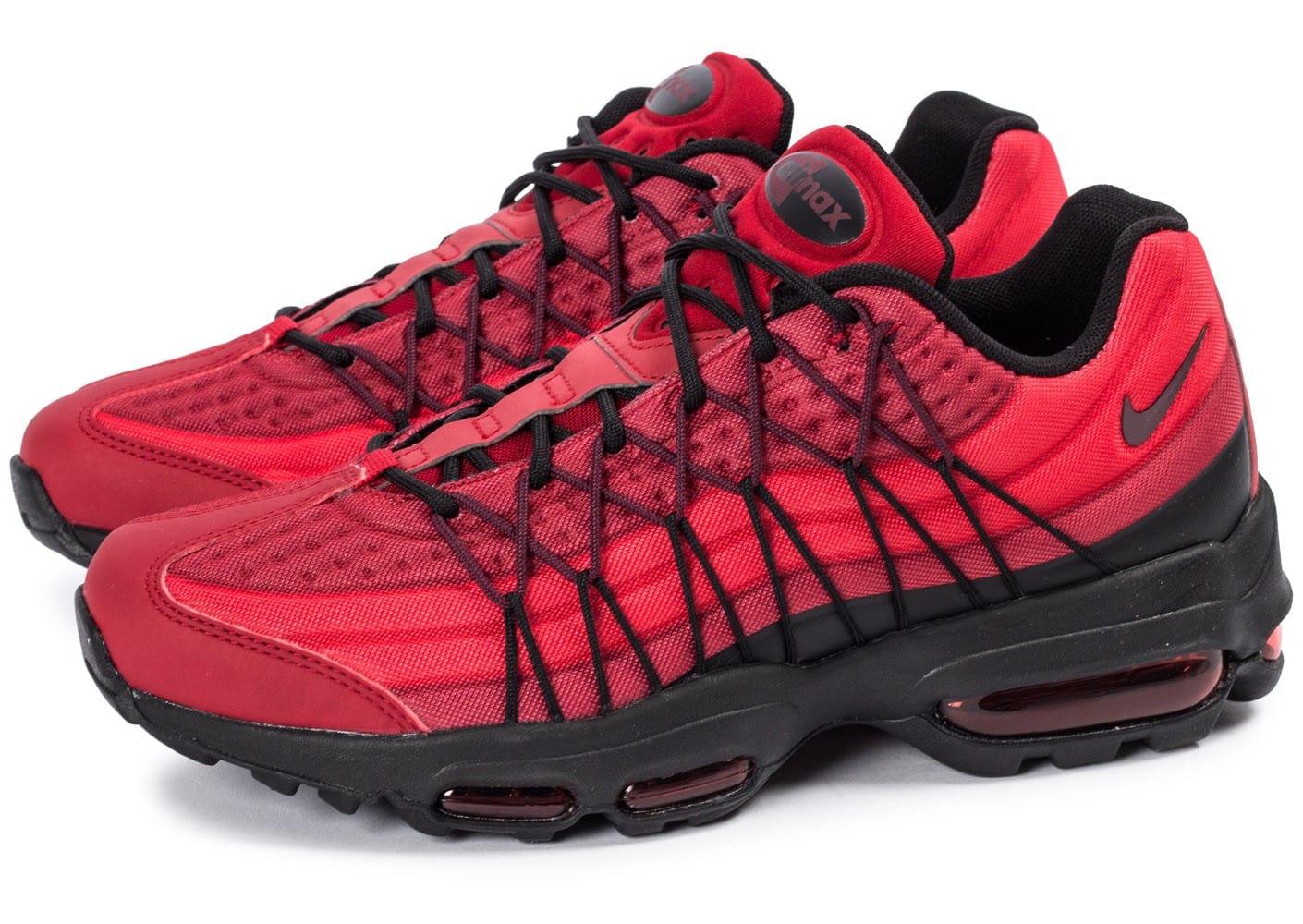air max 95 grise et rouge