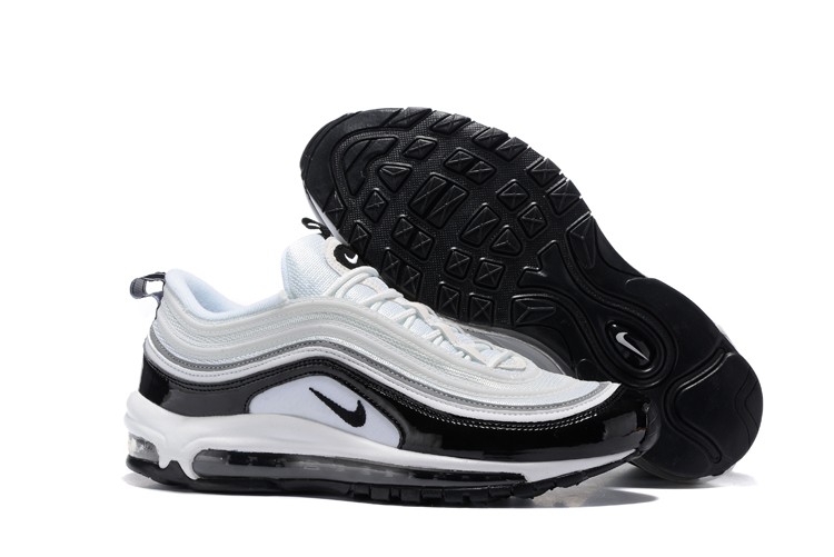 air max 97 blanche noir