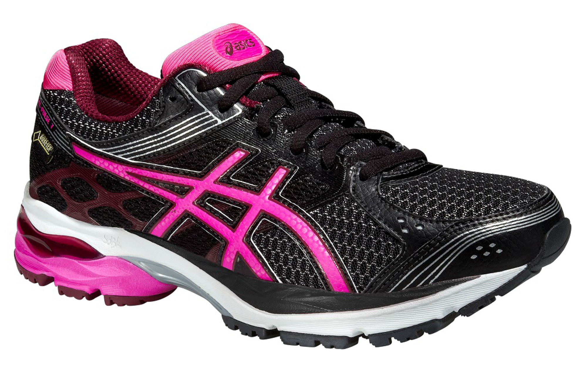 asics homme noir et rose