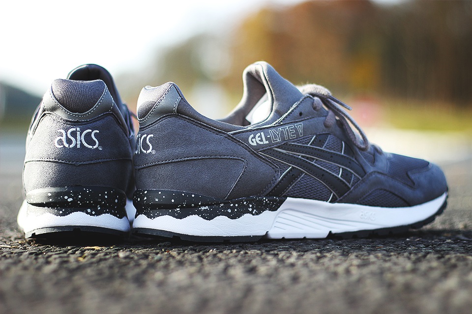 asics gel lyte 5 grise et rouge