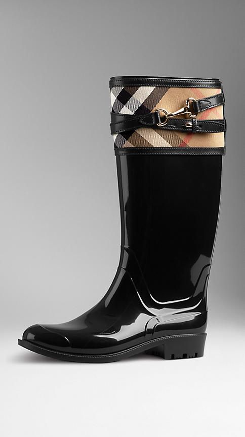 bottes burberry soldes