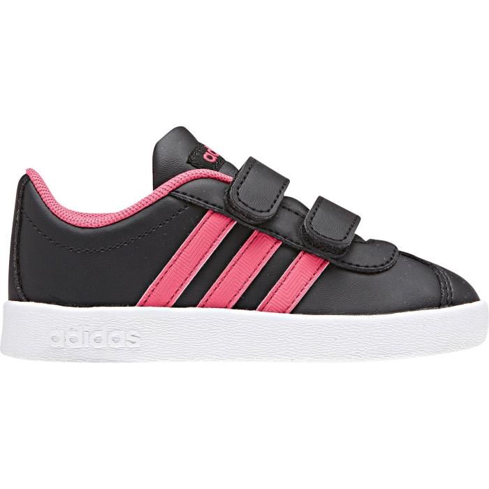 basket adidas rose et noir