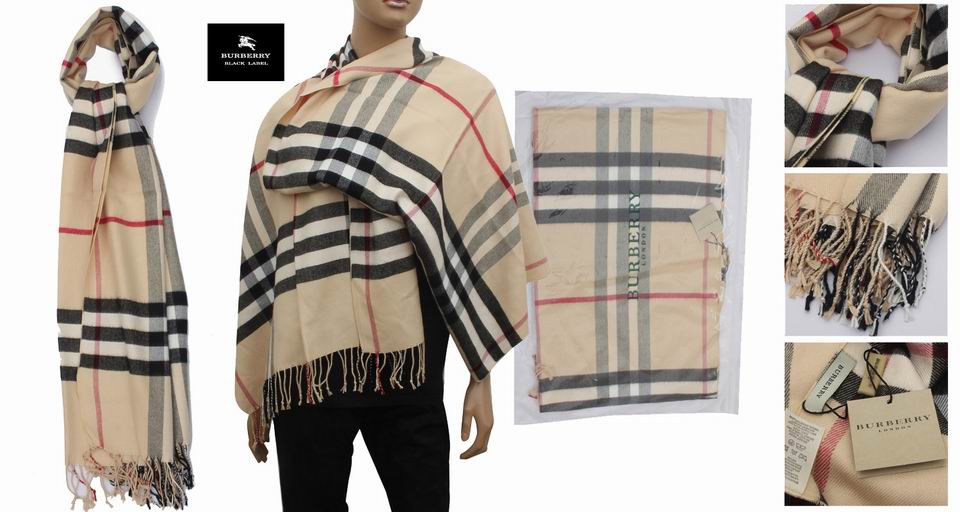 écharpe style burberry