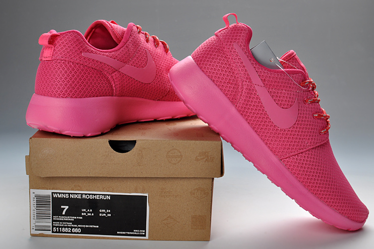 nike roshe run rose pas cher