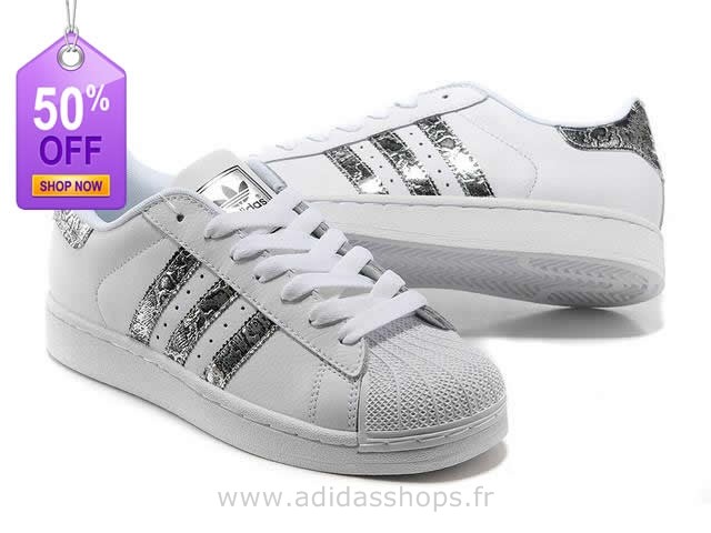 superstar blanche et or